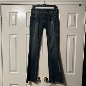 Bebe Low-rise Bootcut Jeans